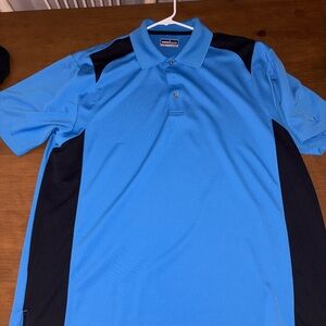 Blue and Black Polo Shirt